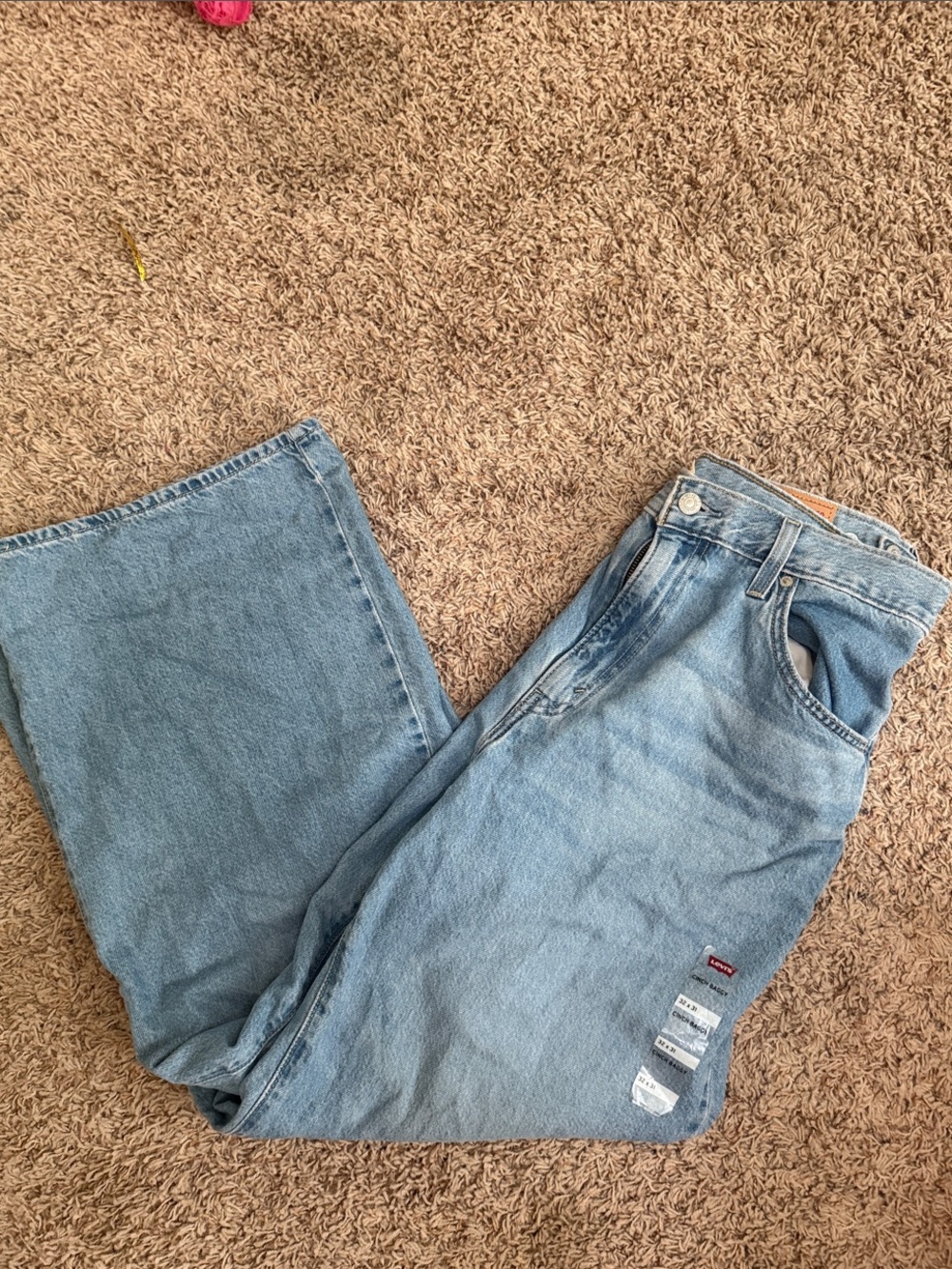 Men’s Levi's Light Blue Denim Wide Leg Jeans 32 x 31